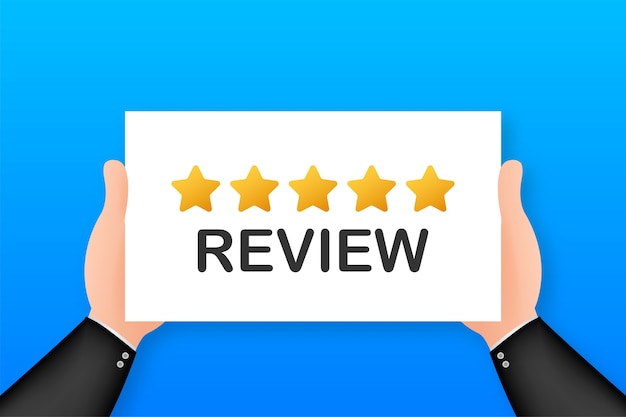 Servicio al Cliente. Calificación de estrellas. Concepto de retroalimentación. Sistema de evaluación. Revisión positiva.