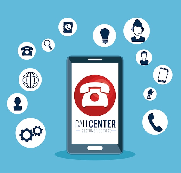 Servicio al cliente de call center