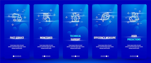 Servicio al Cliente Tarjetas Verticales