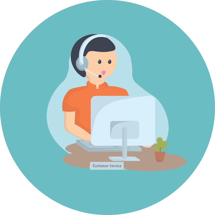 Vector servicio al cliente
