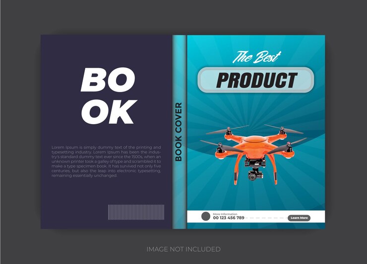 Vector servicio de alquiler de cámaras de drones, publicaciones en redes sociales y plantillas de diseño de mega ventas del black friday