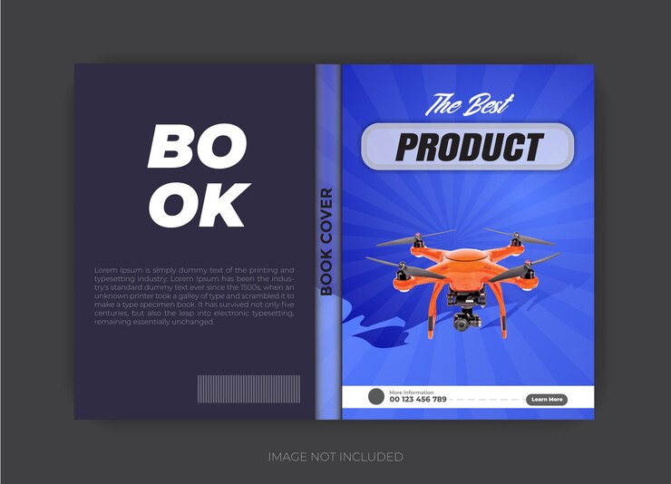 Vector servicio de alquiler de cámaras de drones, publicaciones en redes sociales y plantillas de diseño de mega ventas del black friday