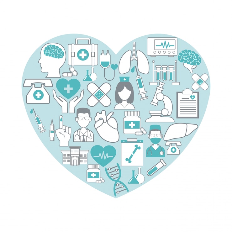 Vector servicio de atención médica
