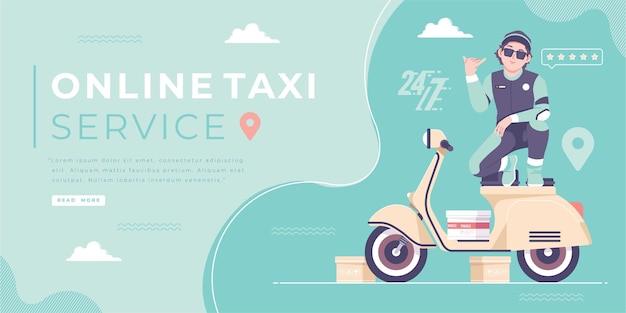 Servicio de bicicletas taxi online