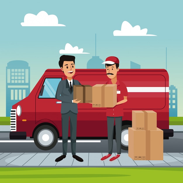 Servicio de camioneta de entrega