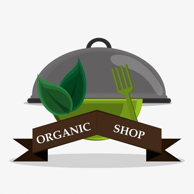 Servicio de catering de tenedor orgánico