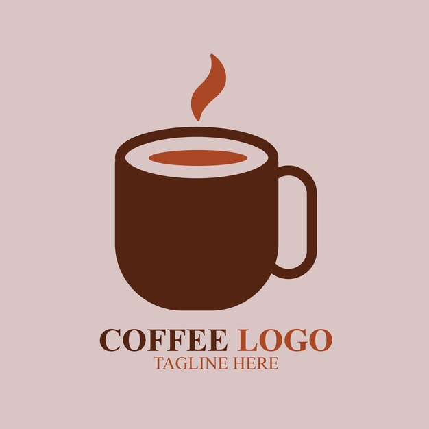 Vector servicio de diseño de logotipos de cafeterías y cafeterías