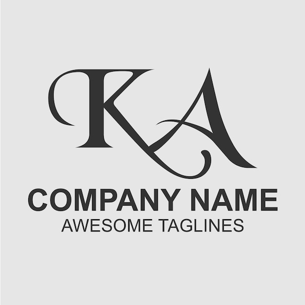 Servicio de diseño de logotipos de letras modernas.