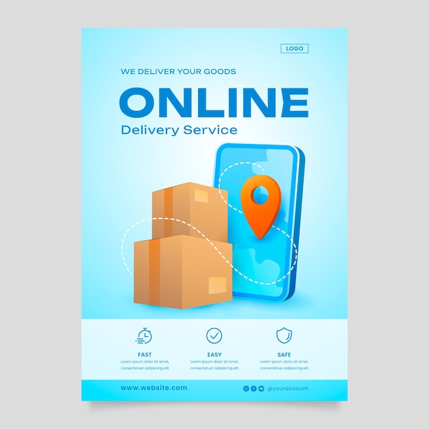 Servicio de entrega rápida en línea