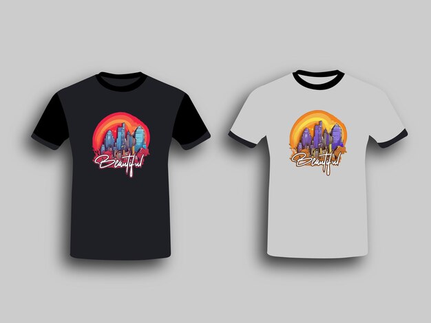 Servicio de ilustración vectorial de diseño de camisetas imprimibles