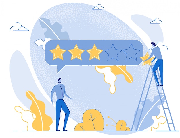 Servicio de medios, trabajo en equipo o evaluación de la empresa