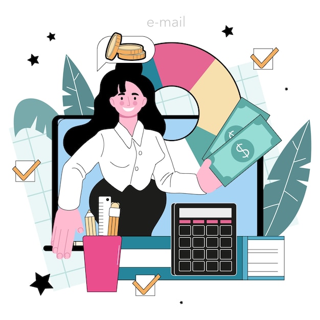 Servicio o plataforma online de asesor financiero Corporativo económico