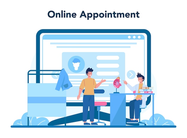 Servicio o plataforma online de urólogo.