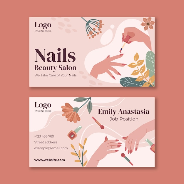 Servicio profesional de salón de uñas