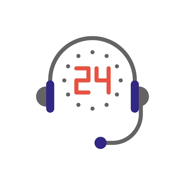 Servicio de soporte con auriculares. Línea de atención al cliente. Centro de llamadas.