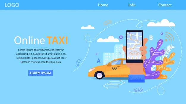 Servicio de taxi online y yellow cab