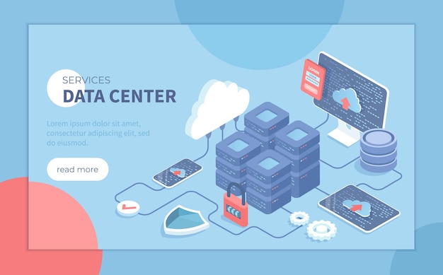 Servicios de centro de datos Servicios en la nube Proveedor de alojamiento de procesamiento de información Red de almacenamiento