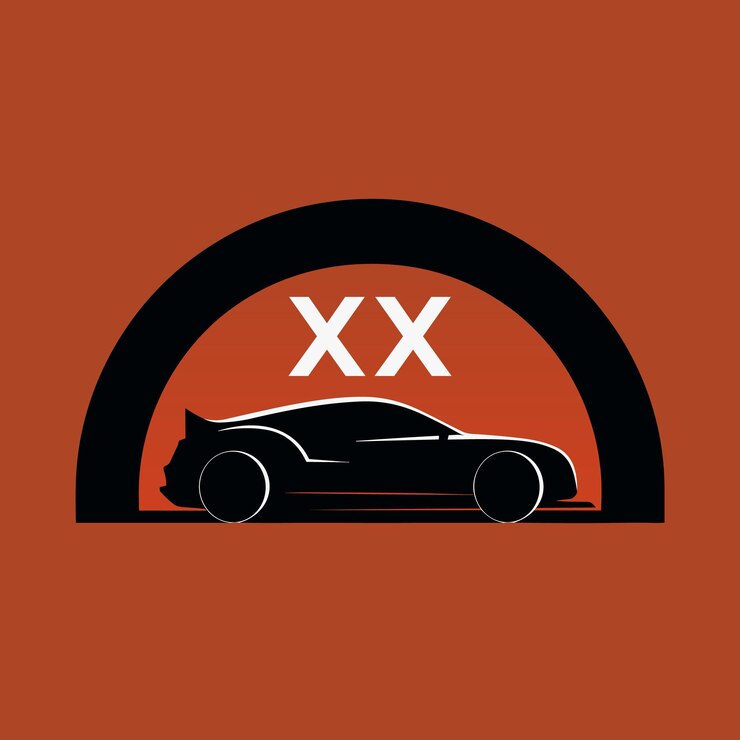 Vector los servicios de detalles de automóviles llenaron la idea inicial del logotipo colorido
