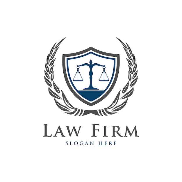 Servicios de Law Firm Lawyer, Luxury vintage crest logo