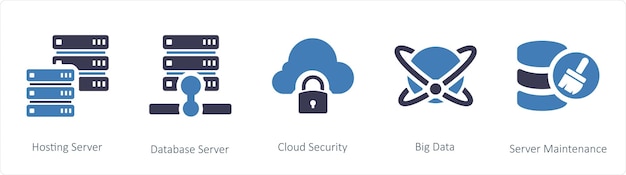 servidor de alojamiento y servidor de base de datos