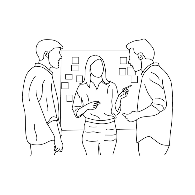 Sesión de lluvia de ideas en equipo