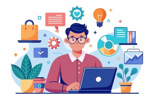 Sesión de planificación estratégica con el equipo de ensueño en el escritorio Cada idea importa en la formación de nuestra historia de éxito generada por la IA