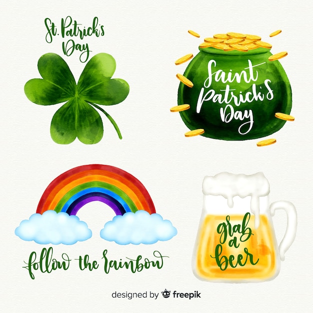 Set de artículos de san patricio