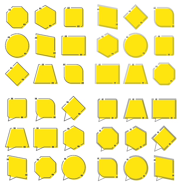 Set de bocadillos de diálogo
