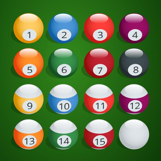 Set de bolas de billar Bolas de Billar Completas