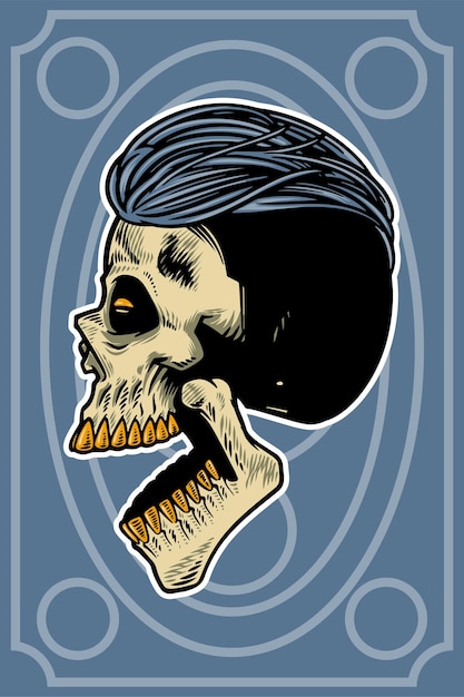 Vector set calavera 310