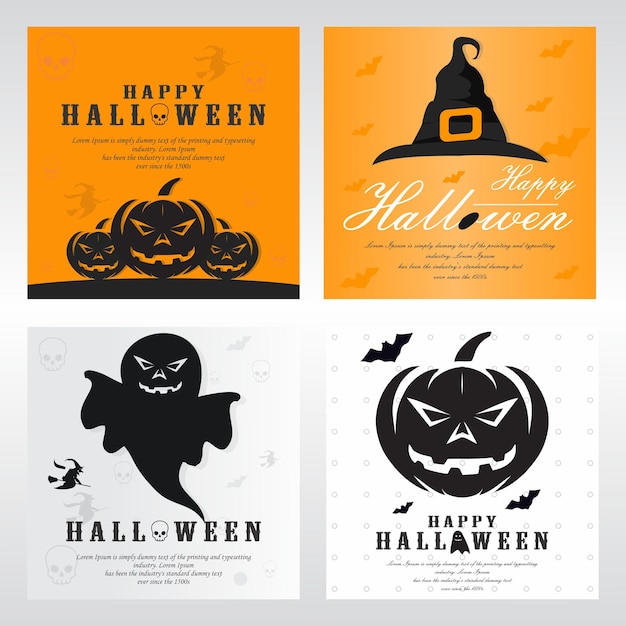 set colección feliz halloween
