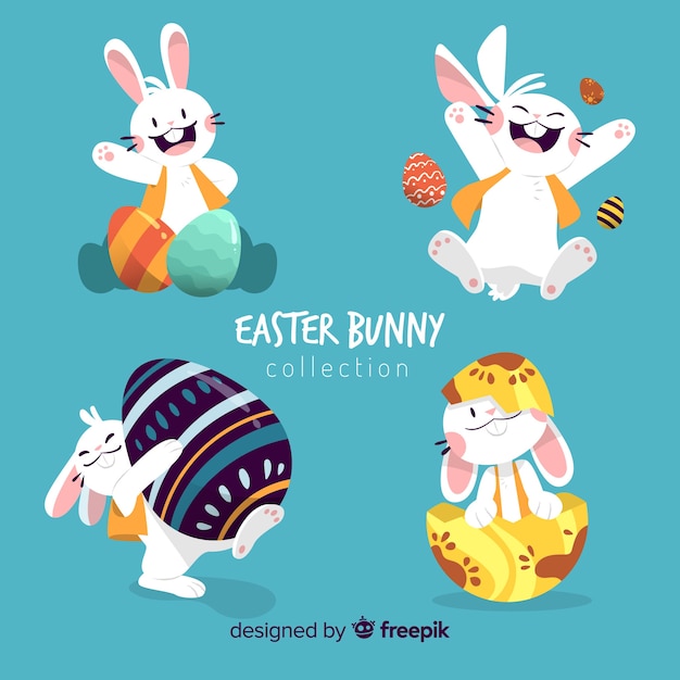 Set de conejitos de pascua