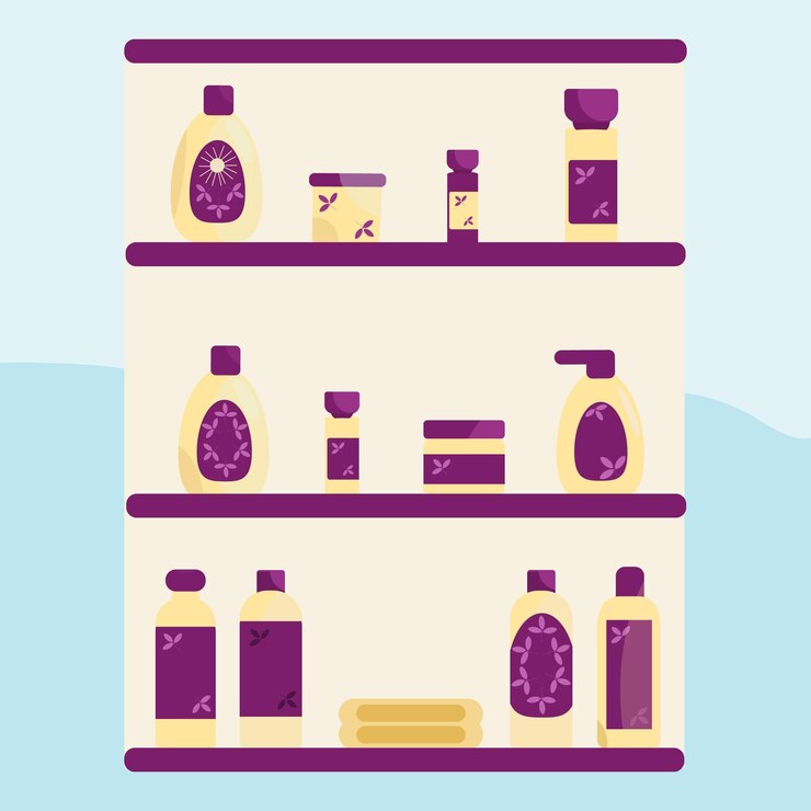 Set de cosmética para lavado y cuidado.