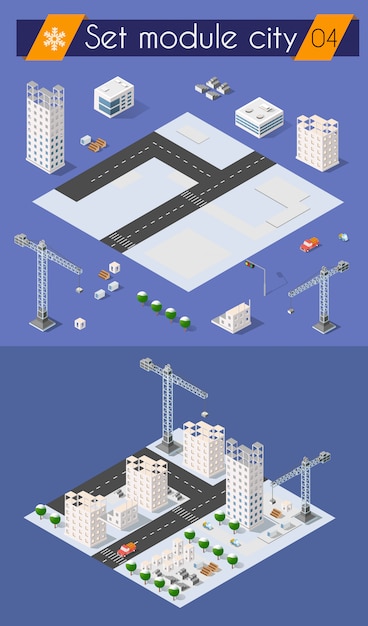 Vector set para diseño 3d