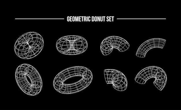 SET DE DONUTS GEOMÉTRICOS
