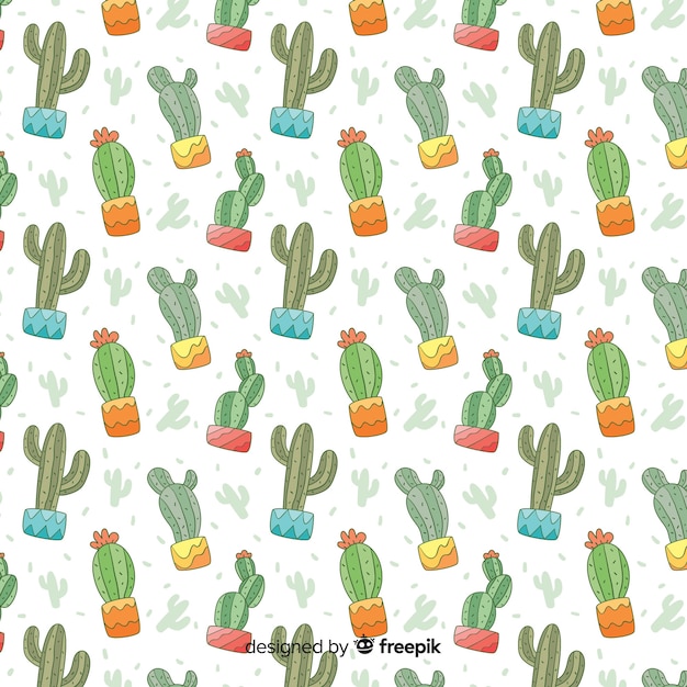 Set de estampados de cactus