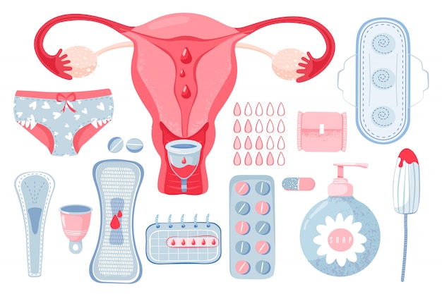 Set de higiene femenina.