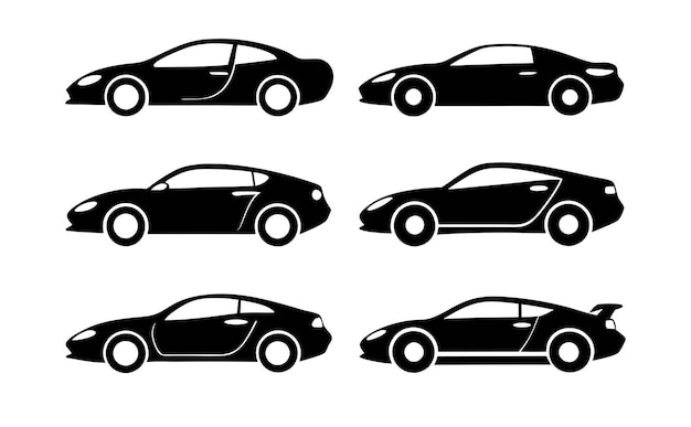 Set de iconos de coches