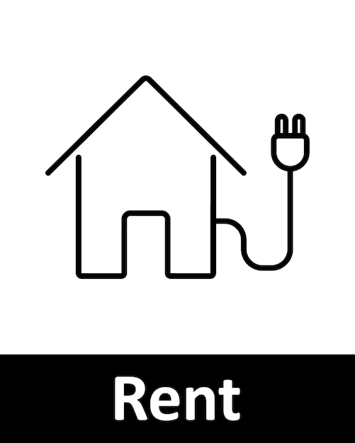 Set de iconos de la línea de viviendas y bienes raíces Alquiler de agente de bienes raíces Bar gráfico altavoz poder banco casa radio WiFi inmuebles teléfono móvil fuerza de señal botella Concepto de vivienda de propiedad doméstica