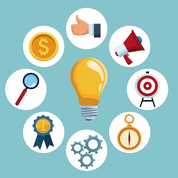 Set de iconos de negocios