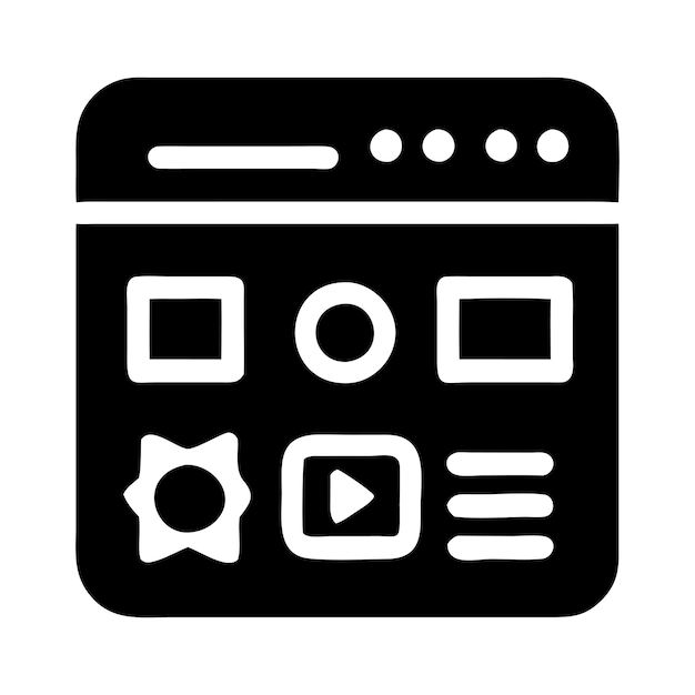 Set de iconos de red social