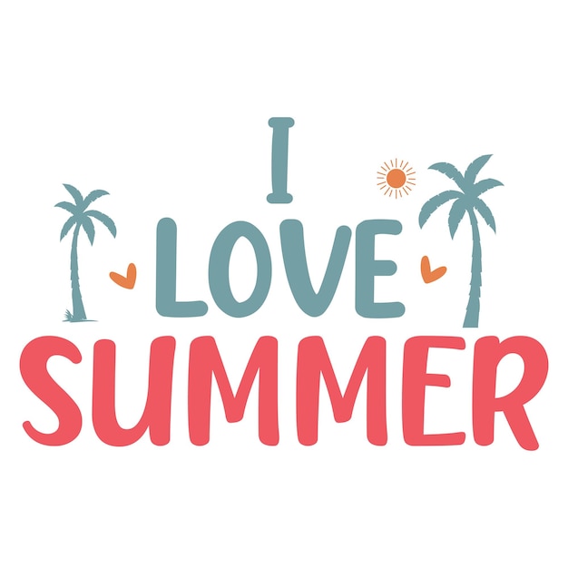 Set de ilustraciones vectoriales de playa de verano Diseño de svg de verano