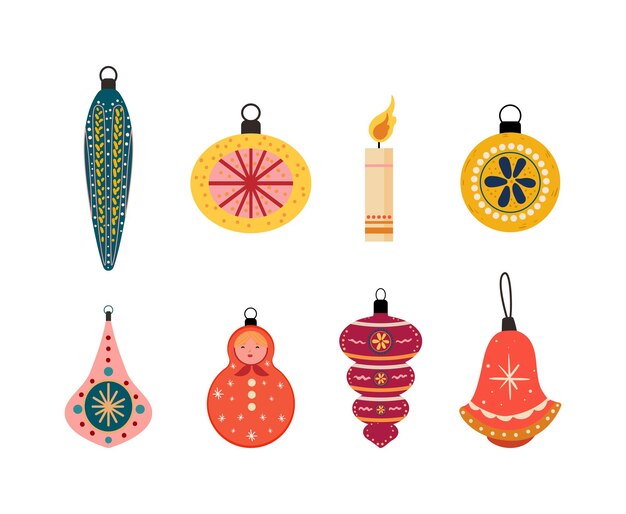 Set de juguetes navideños