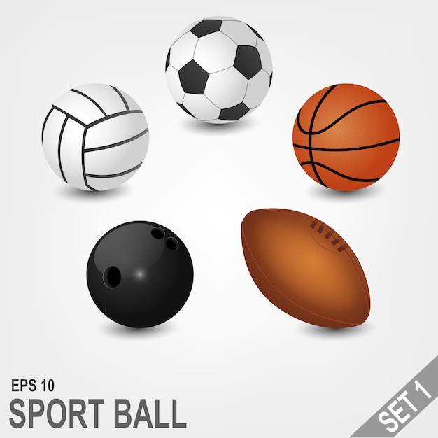 Set de pelotas deportivas, primera colección
