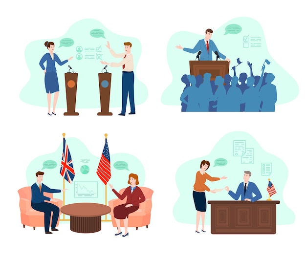 Set Políticos 2x2