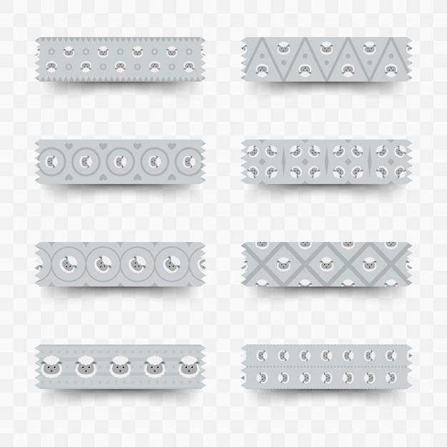 Set de washi tape Ovejas