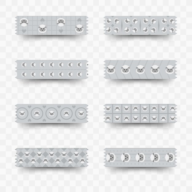 Set de washi tape Ovejas