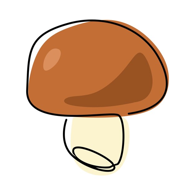 seta en un vector gráfico de estilo de dibujo de una sola línea continua