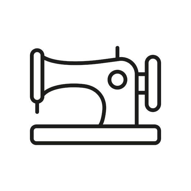 Sewing machine tailor and fashion icon represents precision and creativity perfect for sewing