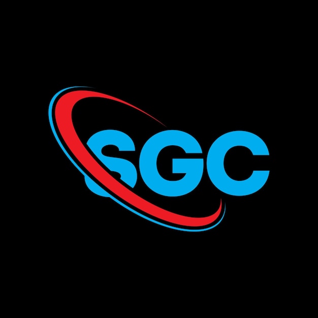 SGC logotipo SGC letra SGC letra diseño logotipo iniciales SGC logo vinculado con círculo y mayúscula monograma logotipo SCG tipografía para negocios de tecnología y marca inmobiliaria